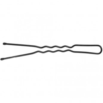 Шпильки 60 мм волна, черные (60 шт.) DEWAL SLT60V-1/60